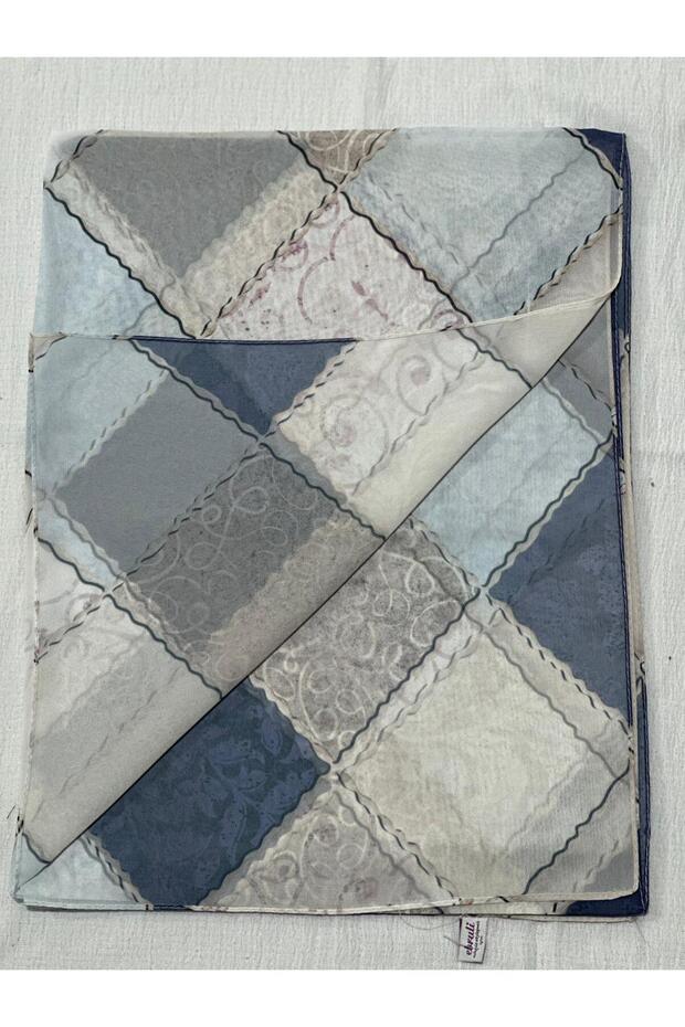 Retro Pattern Cotton Poly Shawl - 3