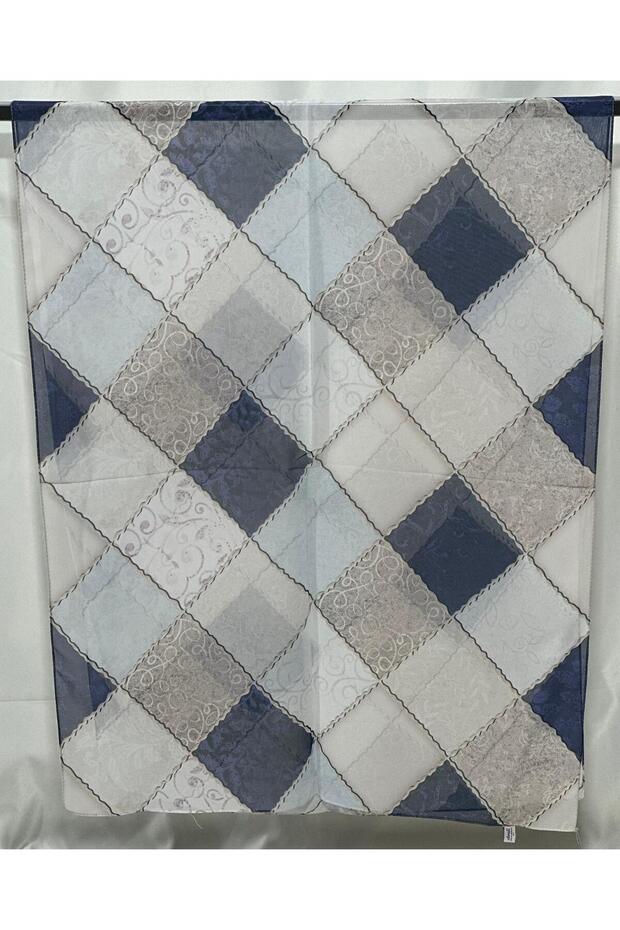 Retro Pattern Cotton Poly Shawl - 4