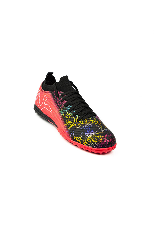 Babalı 153 Black Men's Astroturf Field Shoes
