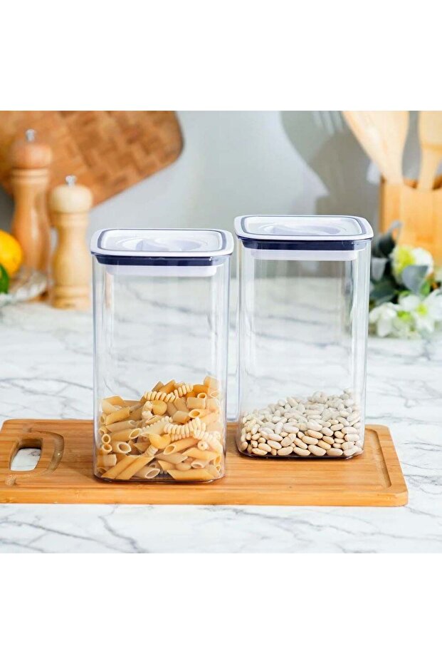 Proo 2-Piece Leakproof Container Set – Smart Lock Food Storage Jars, 3100ml Each - 4