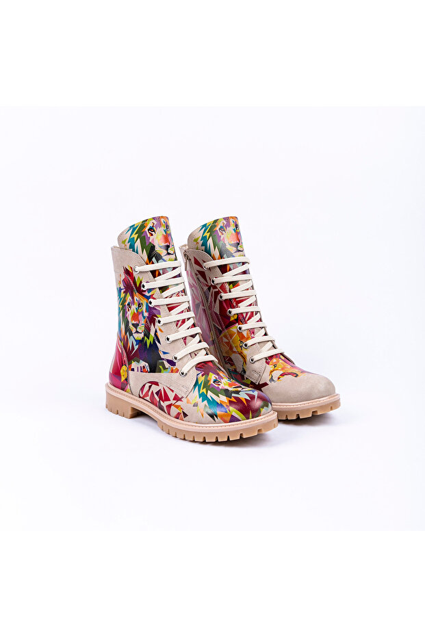Women's Colorful Zippered Long Boots