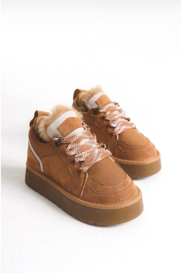 Çocuk Kalın Tabanlı Süet Bot - 1