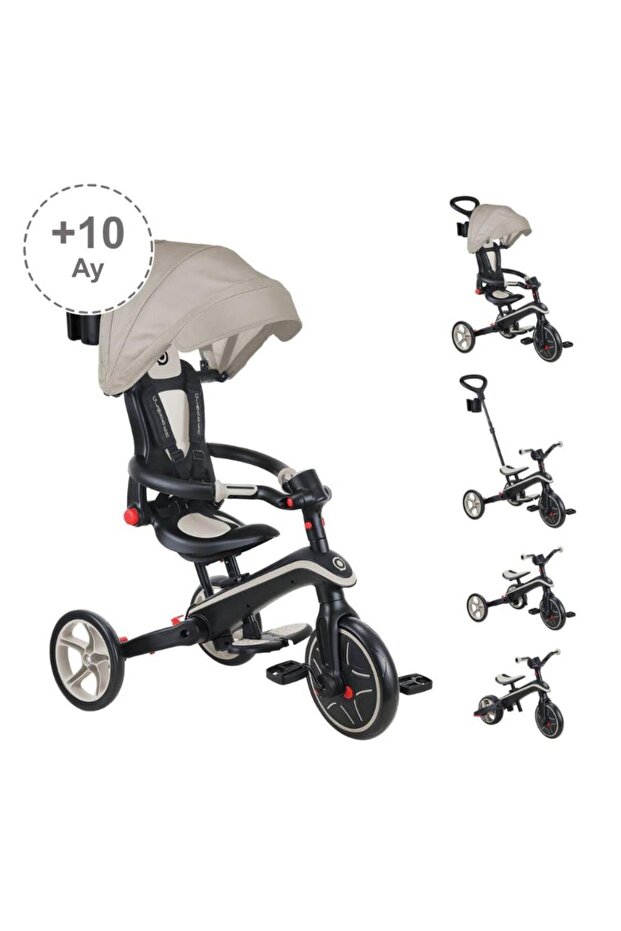 Explorer 4 in1 Katlanabilir Bisiklet Koyu Bej - 6
