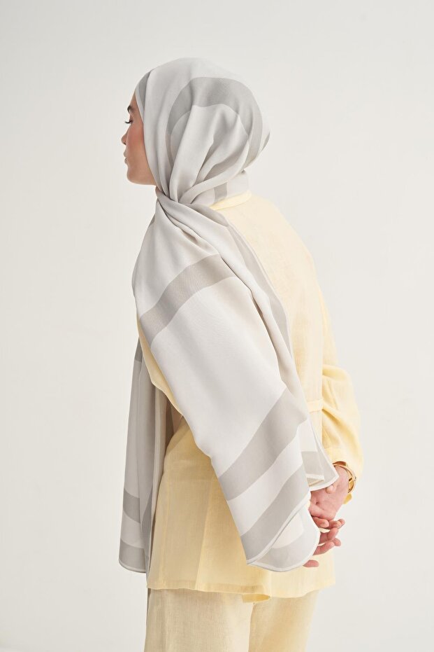 Linea Monogram Floş Şal Gri - 5