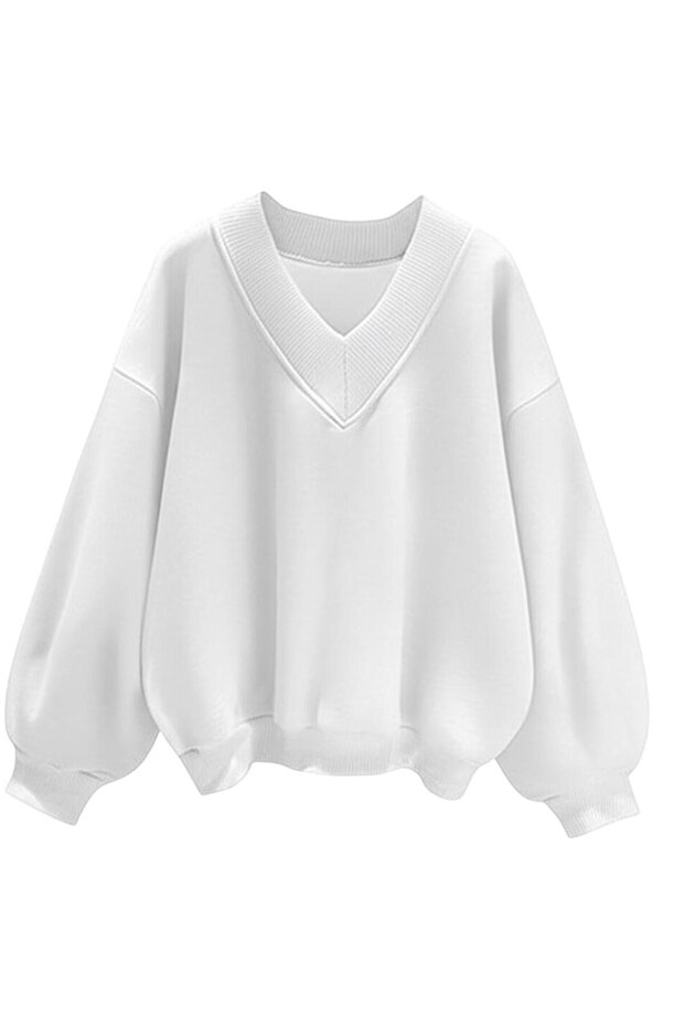 Unisex V-Neck Sweatshirt