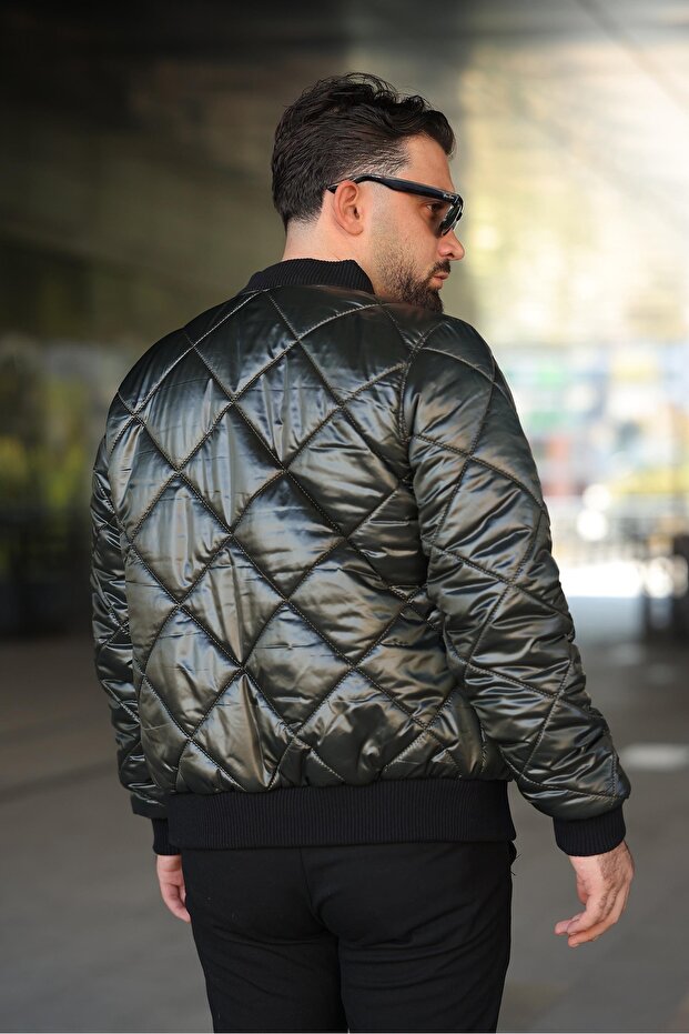 معطف طيار مزدوج الجوانب للرجال - 5