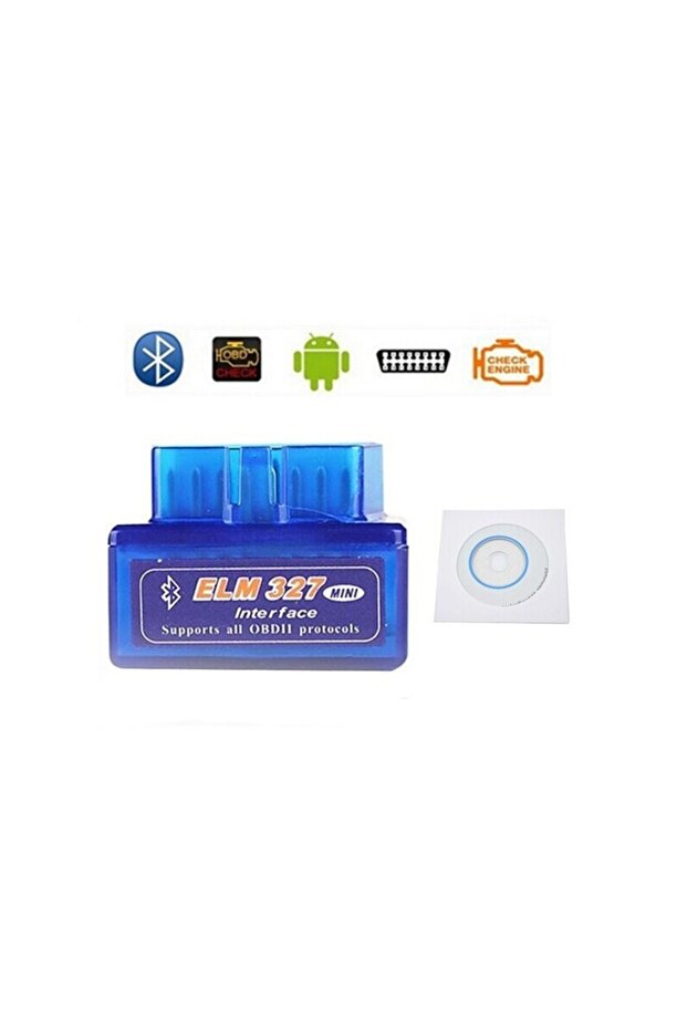 OBD interface for car diagnostics, bluetooth, compatible with iOS Android Windows, ELM327 - 4
