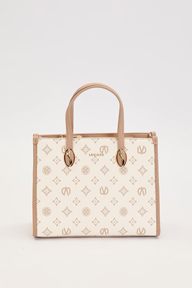 Mink Lvd Printed Handbag - 1