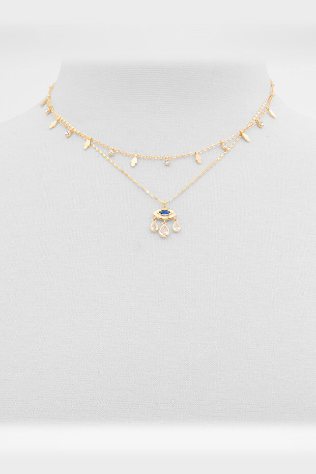 PROTRECTRA - Kadın Mavi Kolye - 2