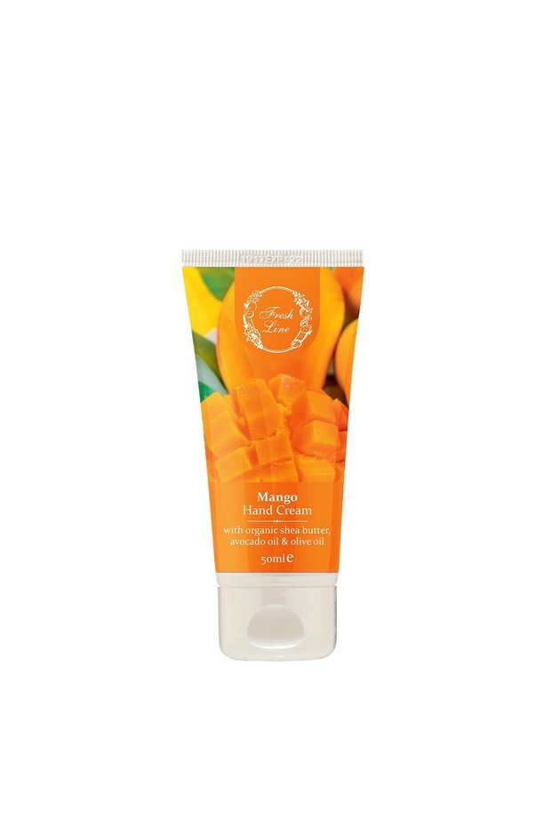 Moisturizing hand cream with mango