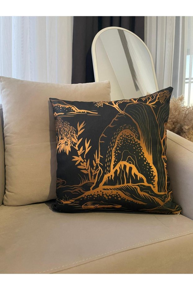 Abstract Decorative Patterned Throw Pillow Cover
