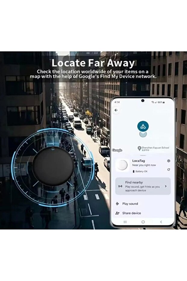 Android Uyumlu Airtag Akıllı Gps Takip Cihazı - 3