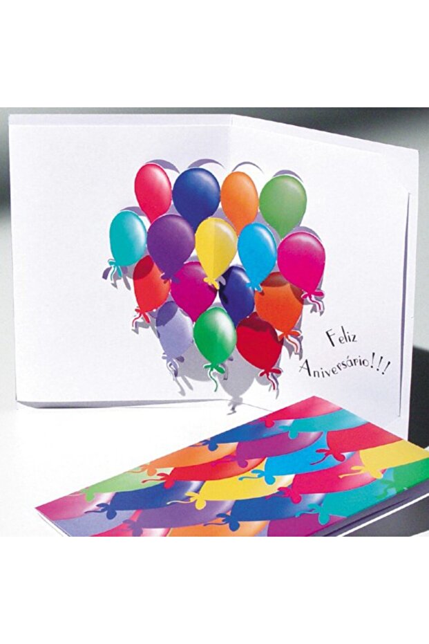 Felicitare 3D tip Baloane - 1