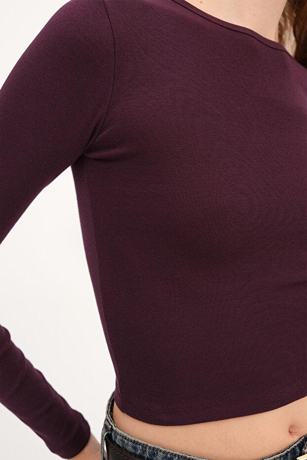 Uzun Kollu Basic Bluz B1845 - 2