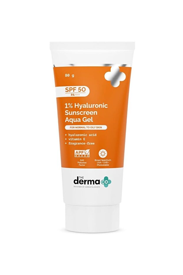 1% Hyaluronic Sunscreen SPF 50 Aqua Gel, PA++++, Lightweight, 80g