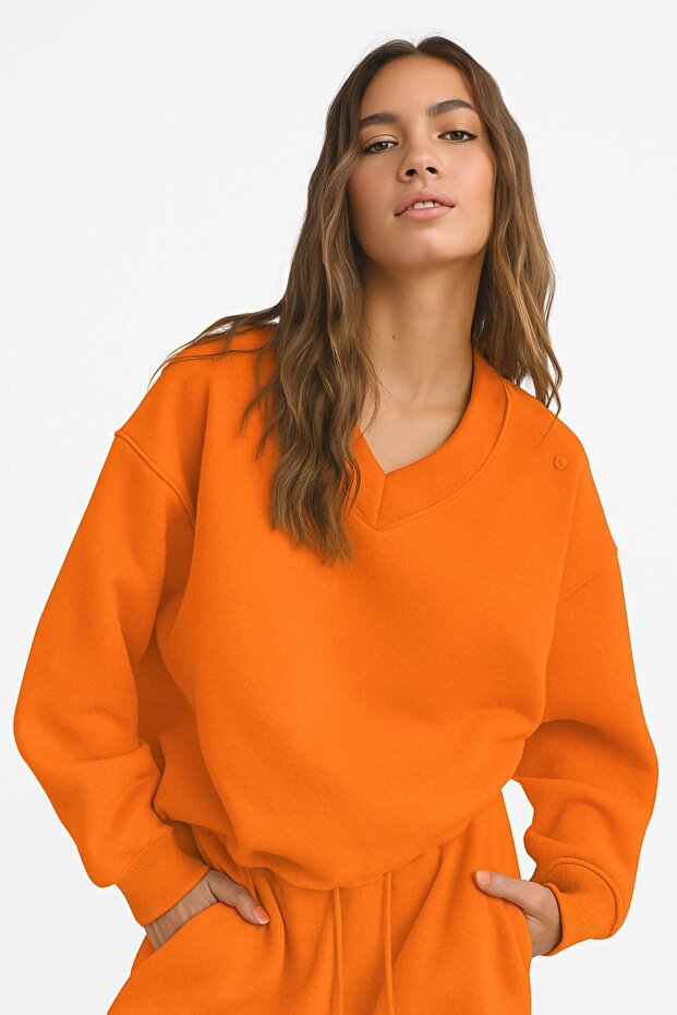Unisex V-Neck Sweatshirt