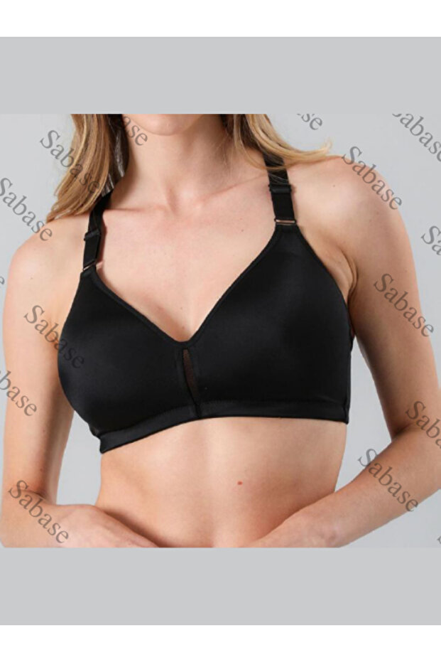 Belvü Wireless Supportless Back Detailed Sports Bra - Sports Bustier