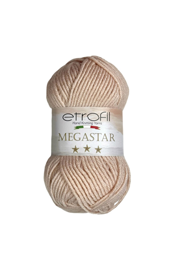 Megastar – 25% Wool 75% Acrylic, 100 g / 110 m Thick and Soft Hand Knitting Yarn-70699