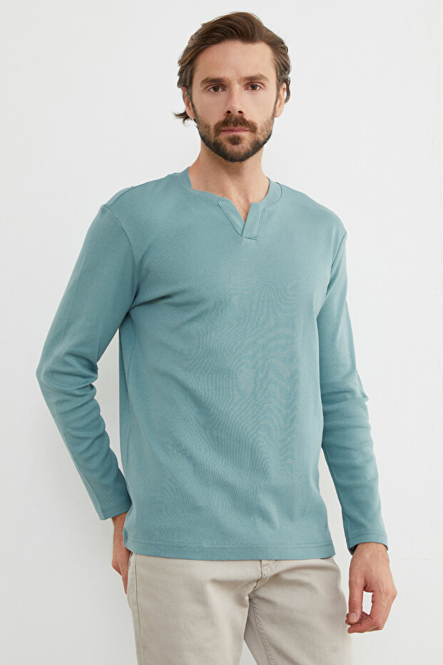 Basic V Yaka Ribanalı Body - 1