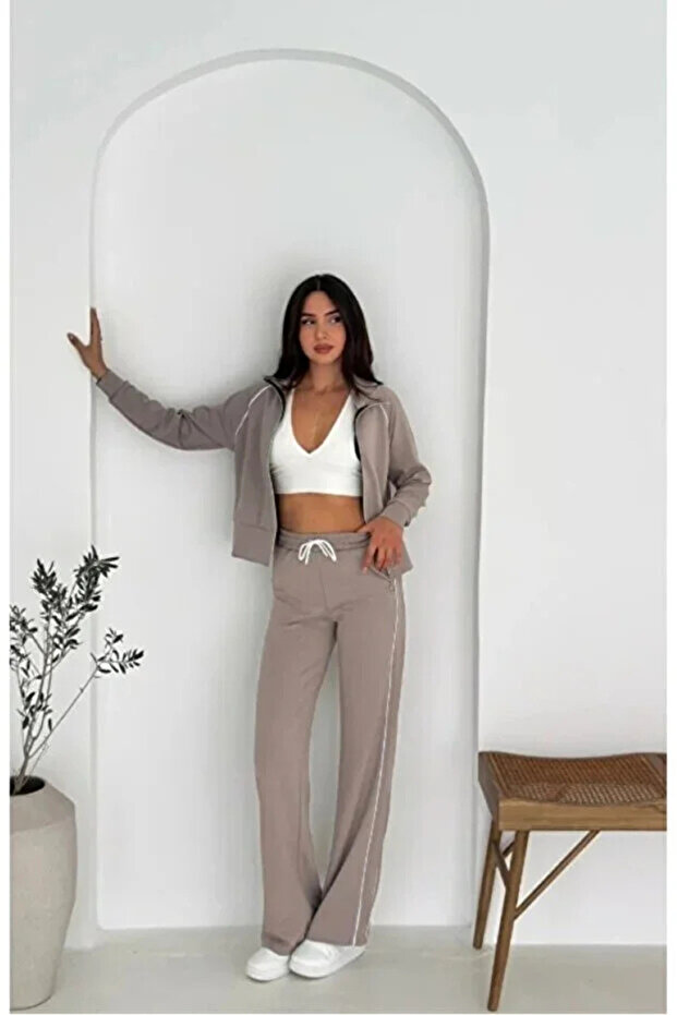 Σετ φόρμας Modal Fabric Stripe - 5