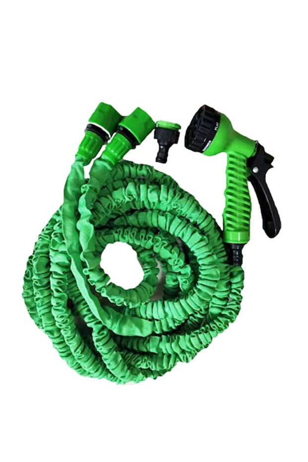 Multi-functional expandable hose up to 15 meters, suitable for garden watering, includes 7-function - 1