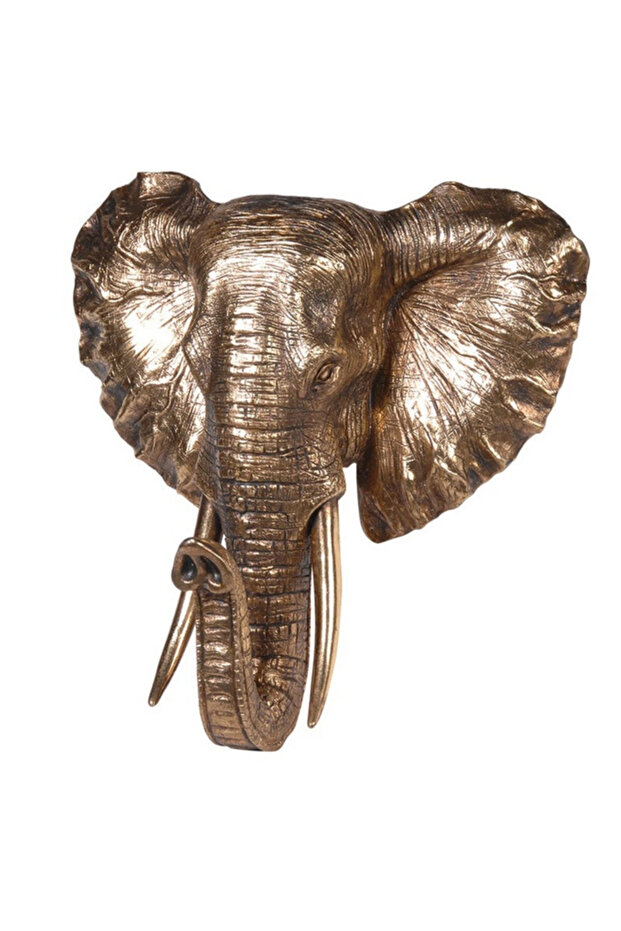 Decor perete cap elefant L42cm - 2