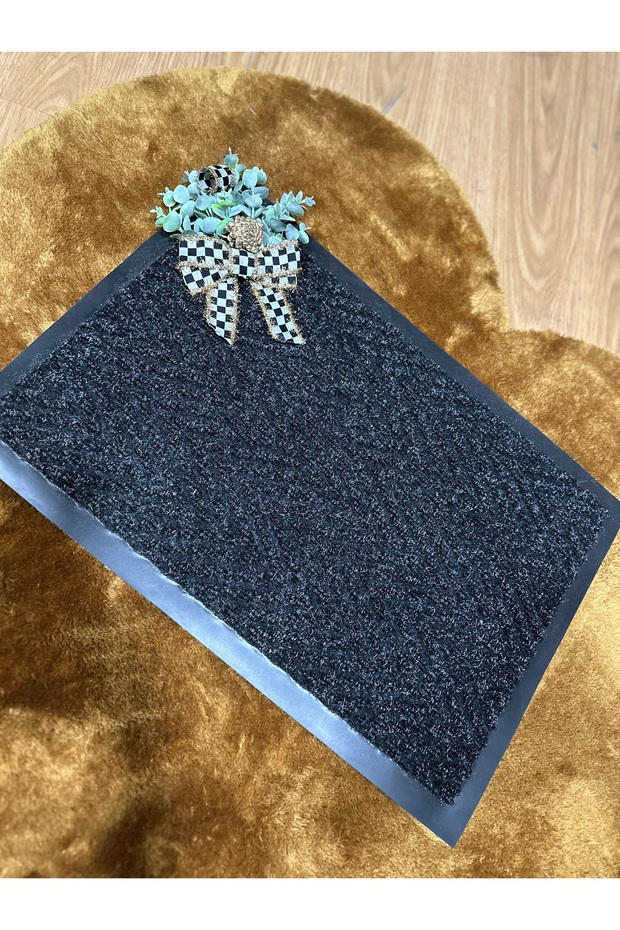 Siyah Paspas Kapı Önü Paspası Kaymaz - 2