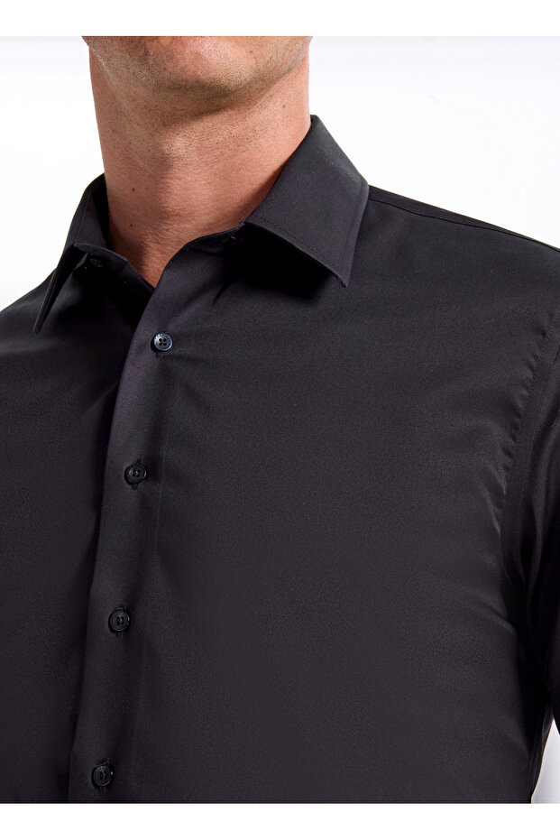 Gömlek, 46, Siyah - 4