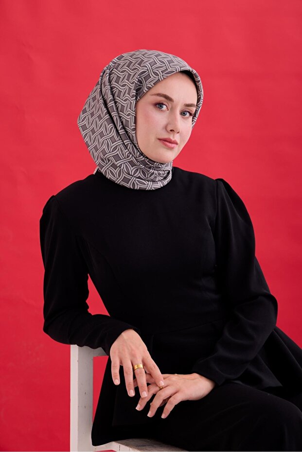 Twill İpek Eşarp 11479-10 - 3