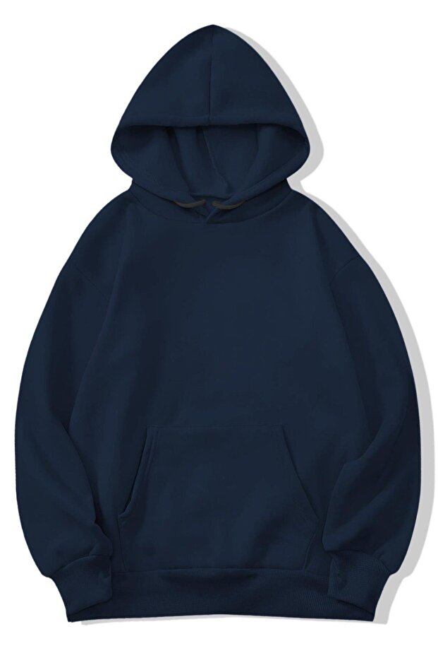 Oversize Unisex Basic Hoodie - 1