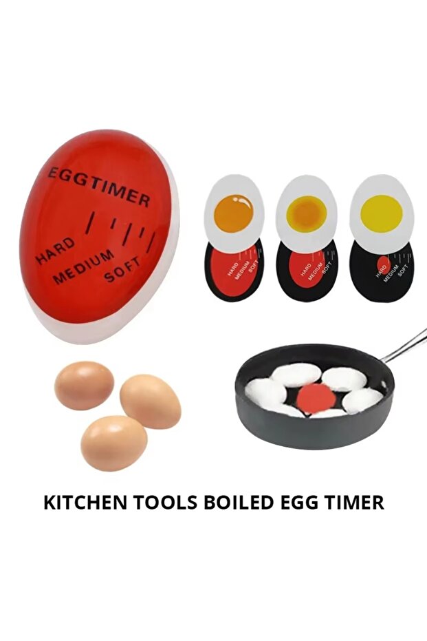 Egg Cooking Timer Gauge Boiling Consistency Indicator Practical Kitchen Gadget with Scale - 7