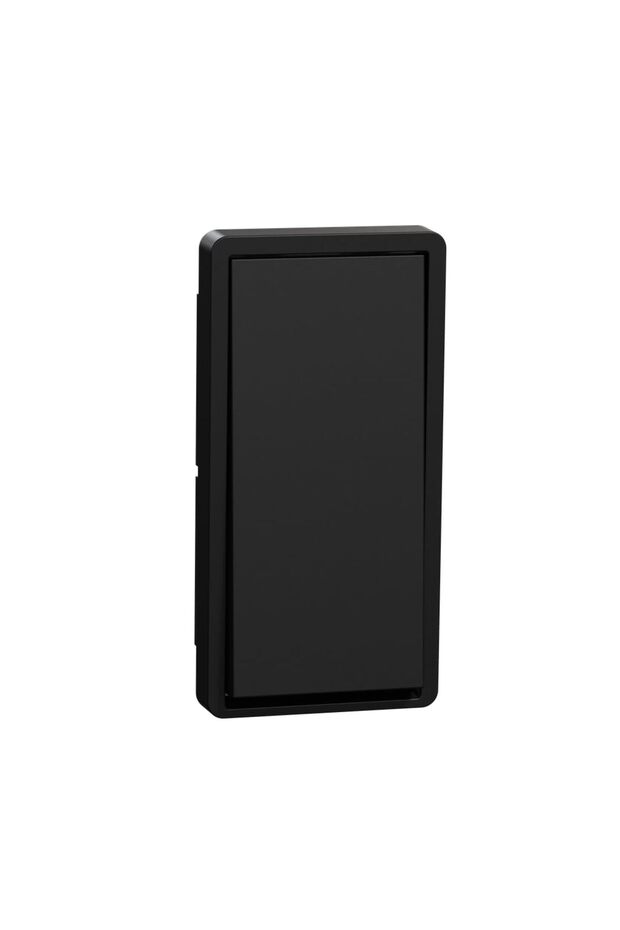 Square D by Square D X Series Wall Switch, Rocker Plate Only, Matte Black