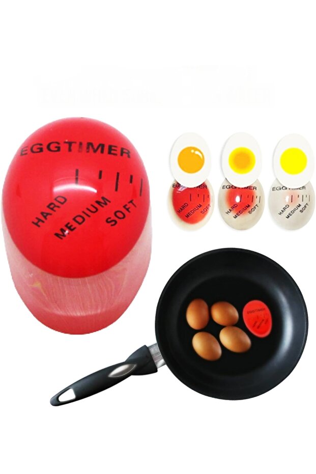 Egg Cooking Timer Gauge Boiling Consistency Indicator Practical Kitchen Gadget with Scale - 1