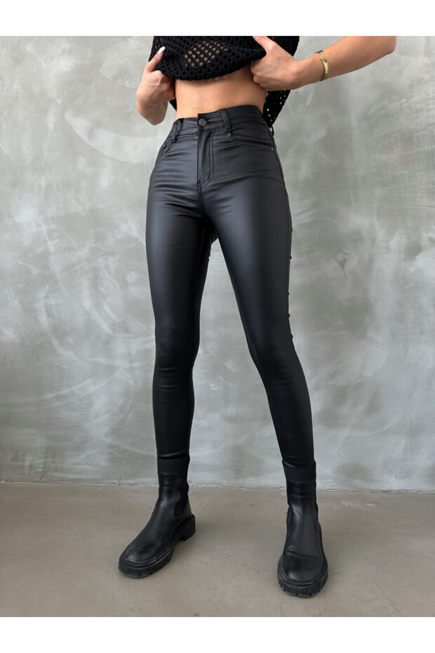 -leather pants, - 8