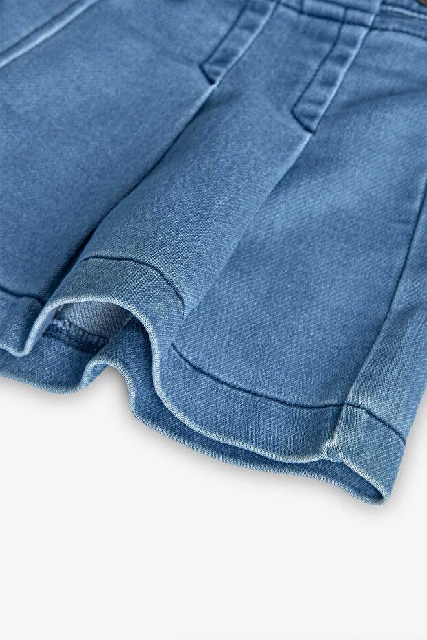 Kız Çocuk Denim Şort - 5