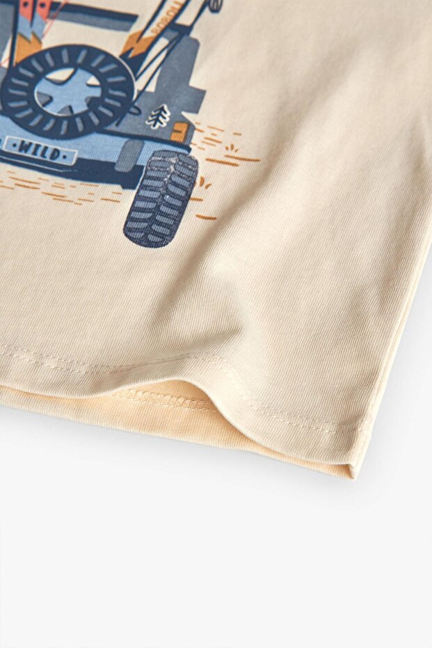 Erkek Çocuk Ataç Baskılı Tshirt - 5