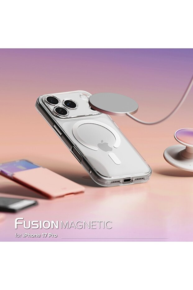 Crystal-Clear Magnetic Case for Apple iPhone 17 Pro - 2