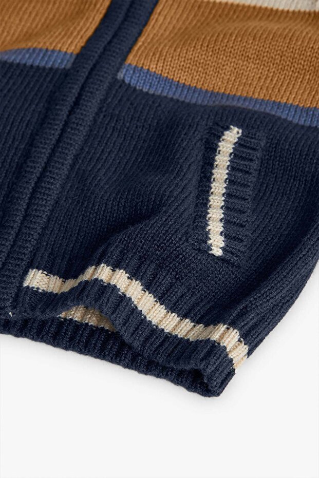 سترة مخططة للأولاد - 5