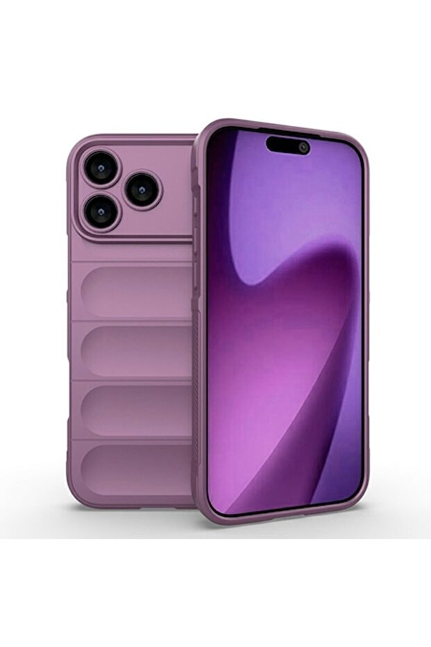 Silicone Case with Microfiber for Apple iPhone 17 Pro Max - 1