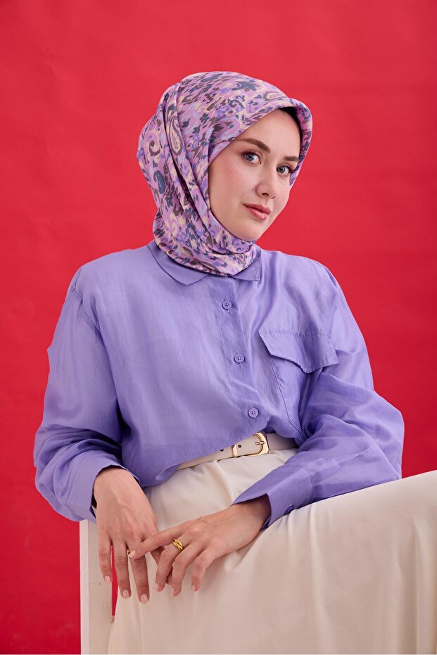 وشاح حرير تويل 11478-40