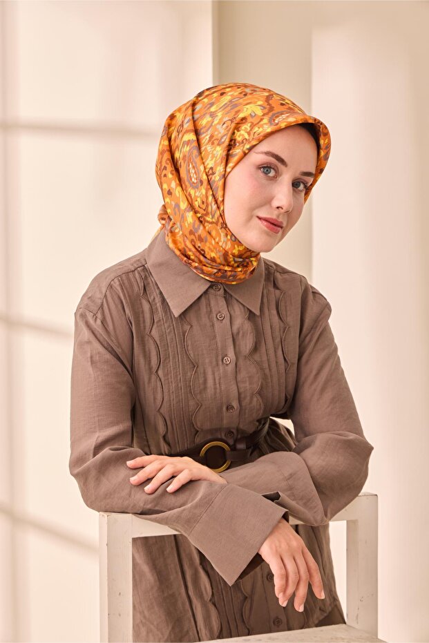 Twill İpek Eşarp 11478-30 - 5