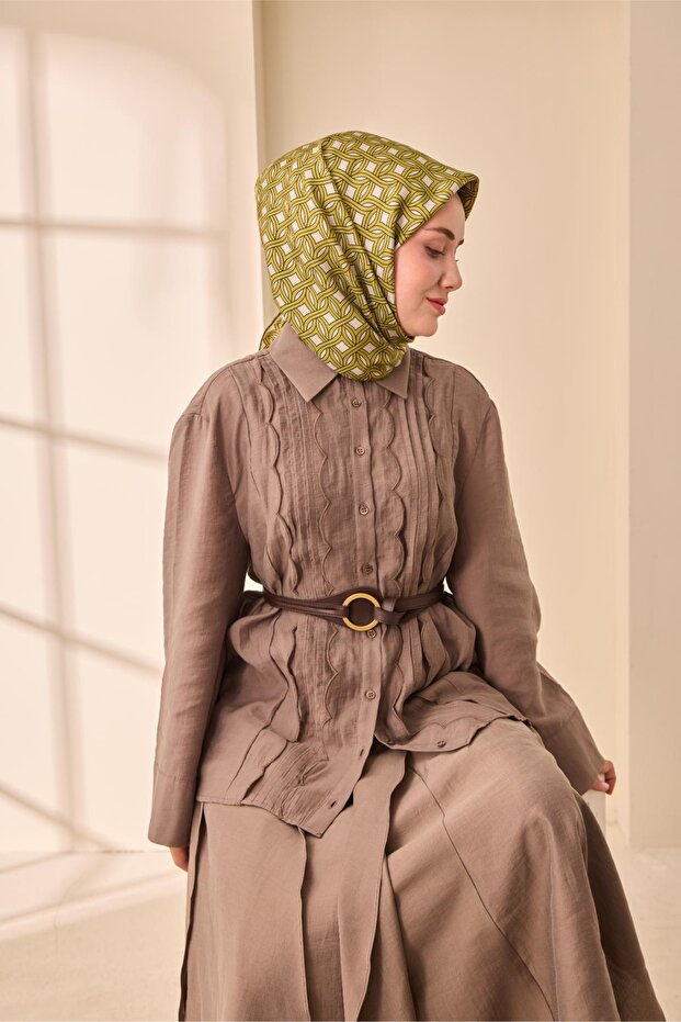 Twill İpek Eşarp 11479-04 - 1