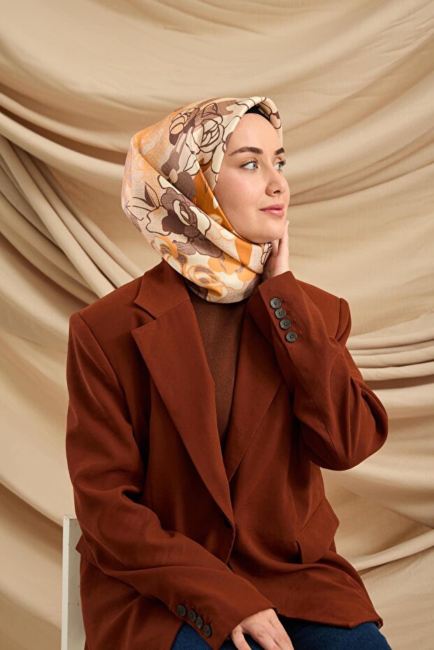 Twill İpek Eşarp 11483-32 - 2