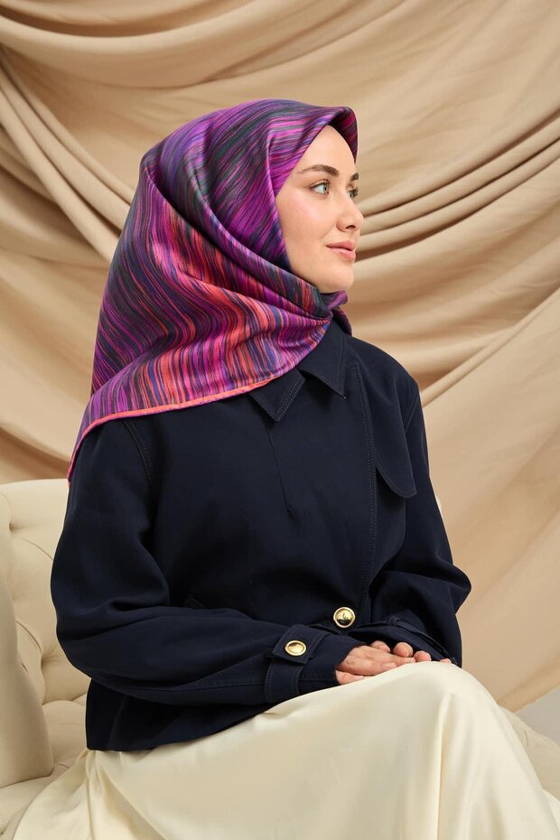 Twill İpek Eşarp 11484-49 - 3