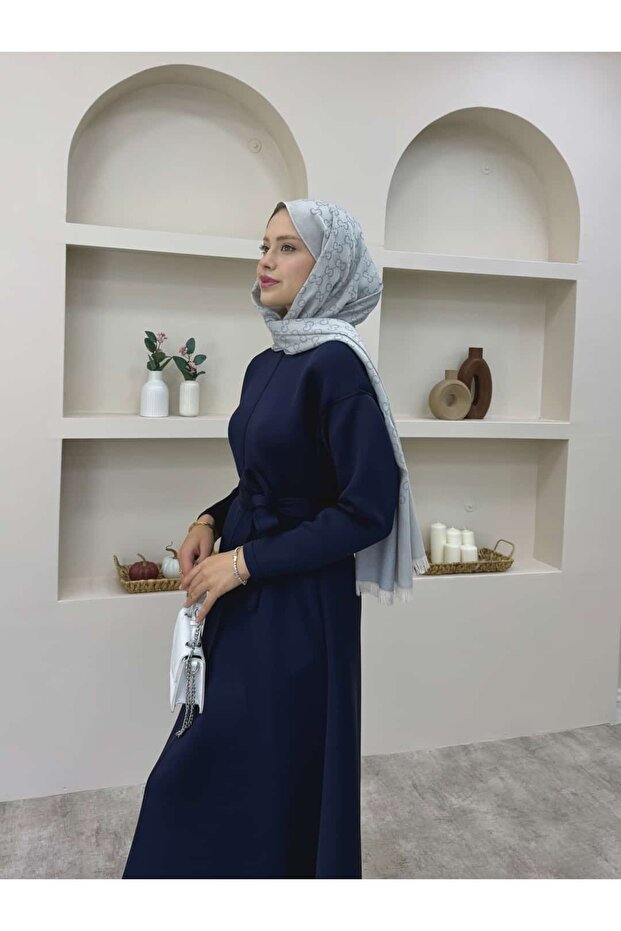 Çan Etekli Scuba Elbise - 7