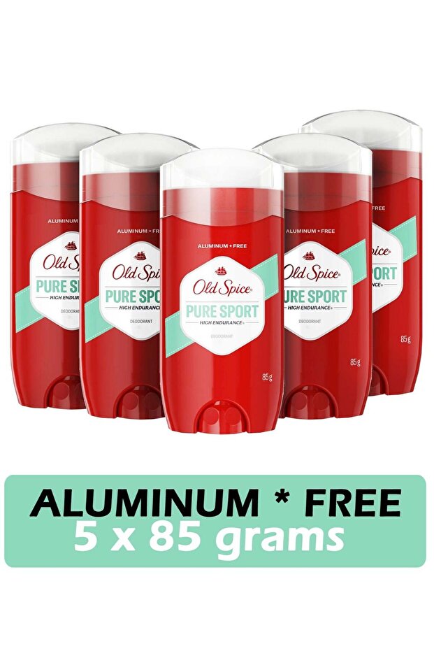 Pure Sport Aluminum Free High Endurance Deodorant 5 x 85g