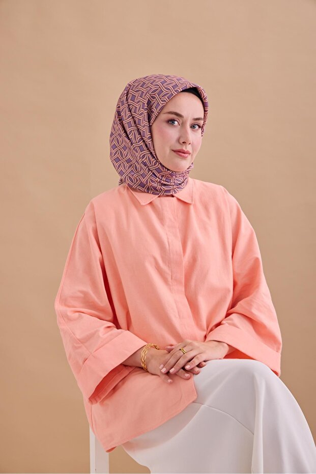Twill İpek Eşarp 11479-27 - 1