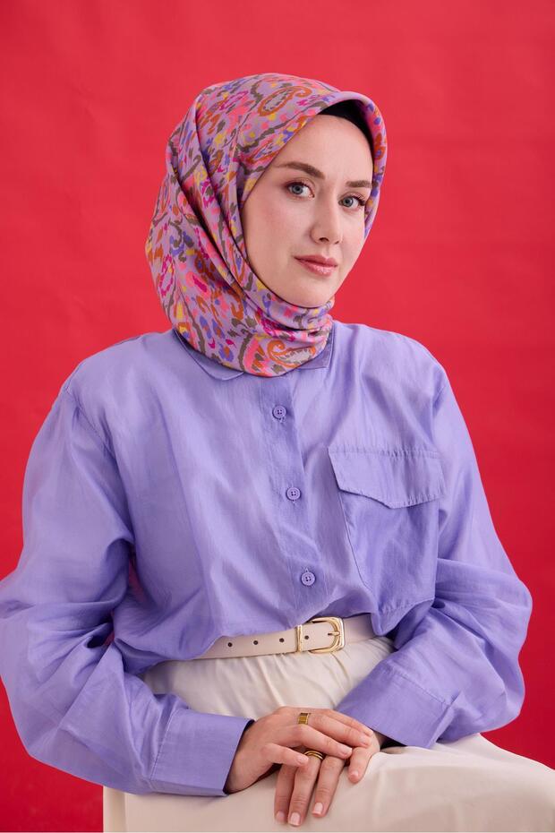 Twill Silk Scarf 11478-42