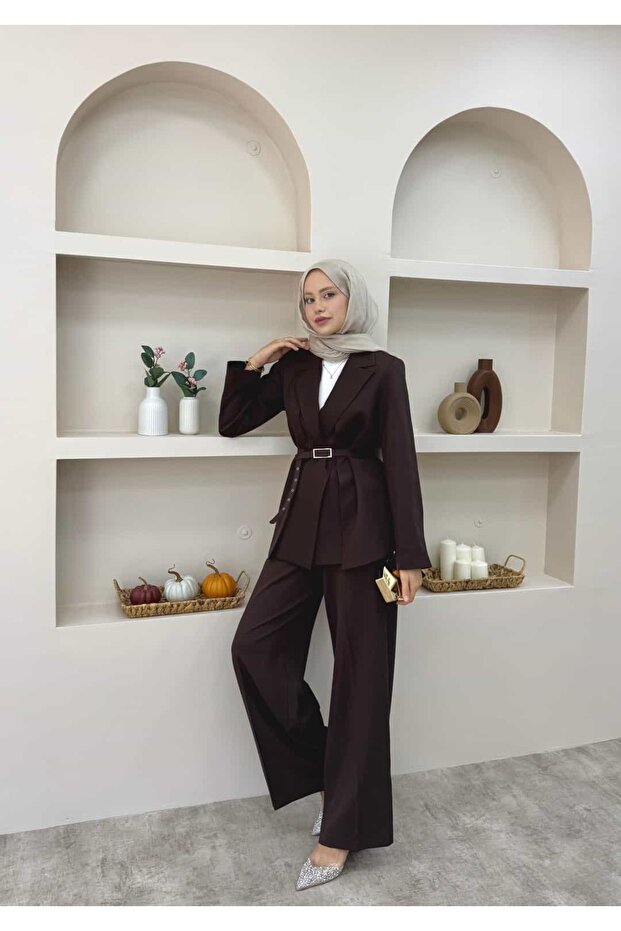 بدلة بليزر بياقة مزدوجة - 1