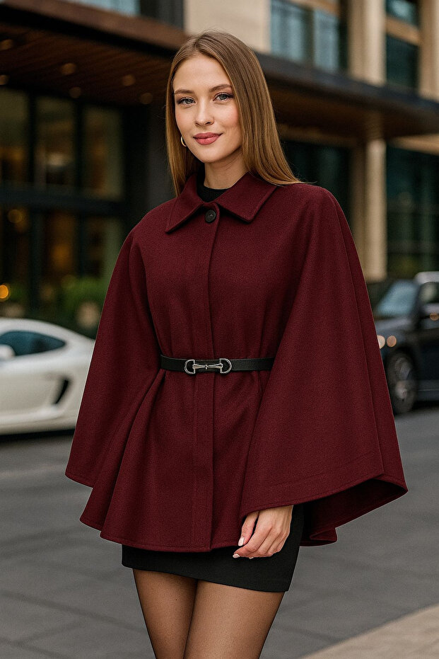 Women's Winter Cashmere Poncho